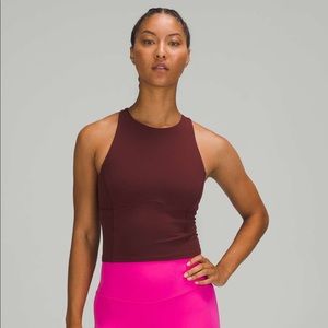 Lululemon Red Merlot Key To Balance Tank Size 2